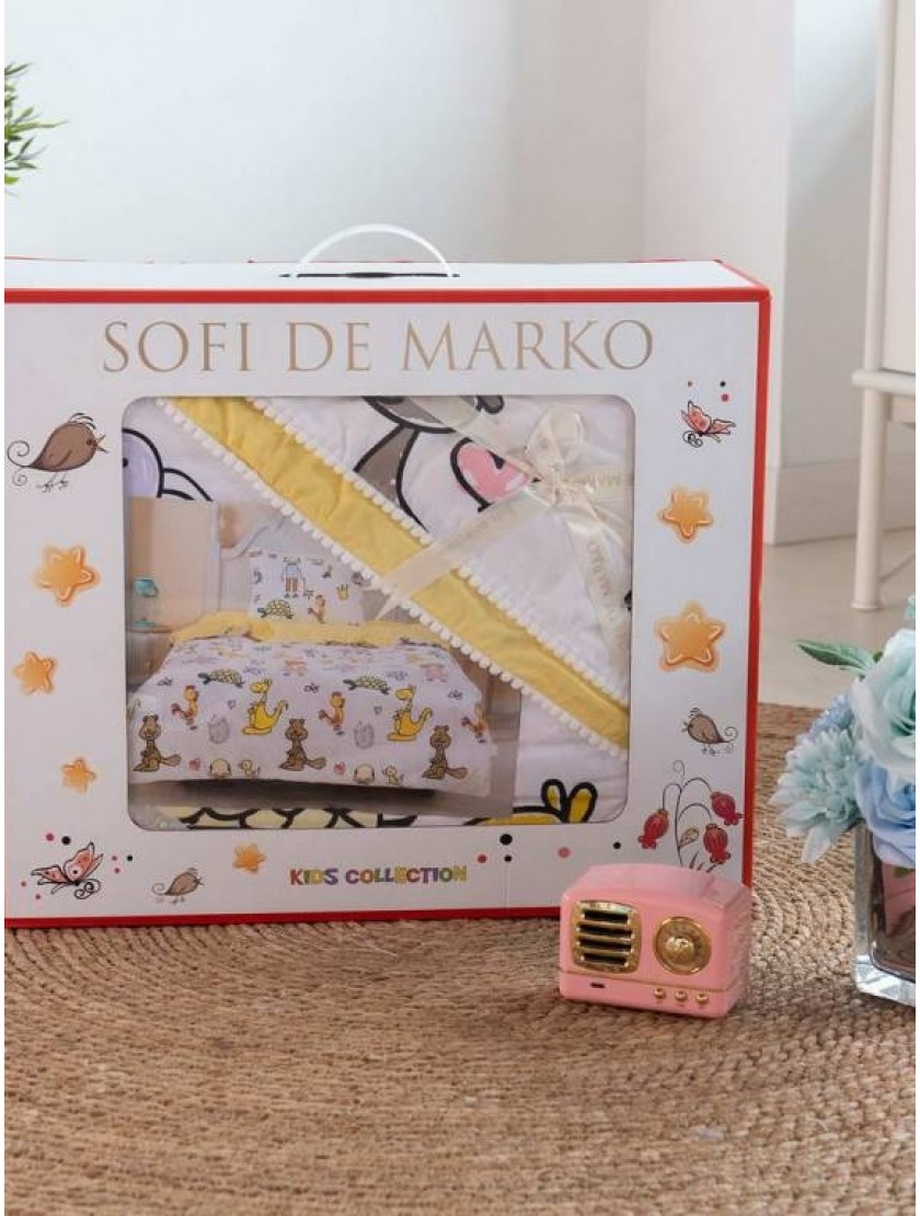 Листья (желтый) Комплект Детский с одеялом Sofi de Marko