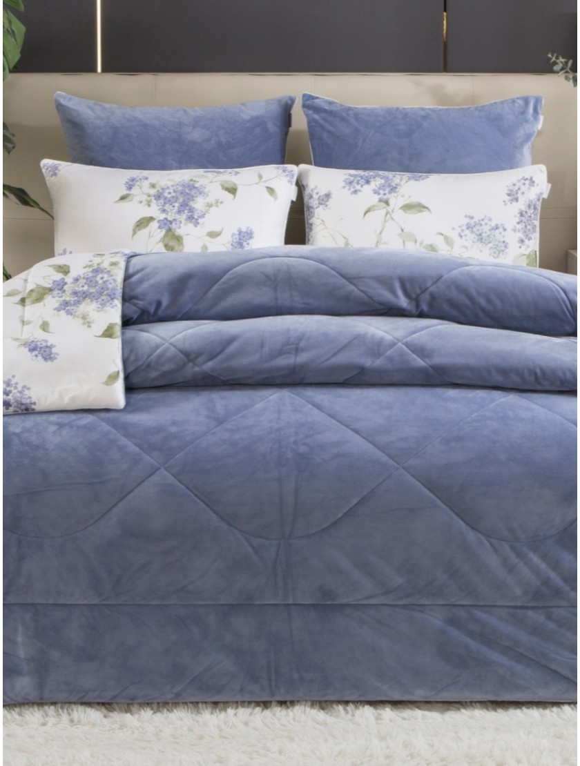 Вайлет (голубая платина) ABC Cotton комплект с одеялом KAZANOV.A. Евро