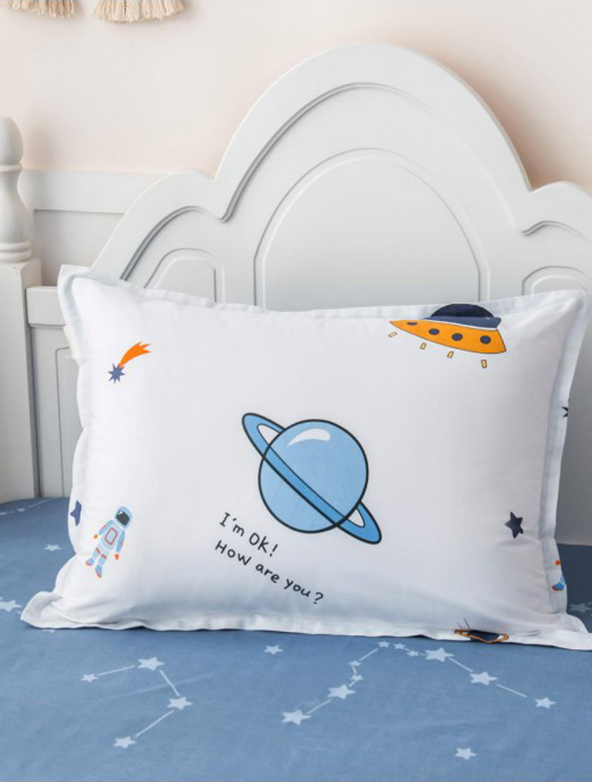 Космос (белый) Комплект Детский с одеялом Sofi de Marko