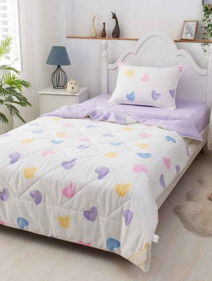Сердца (разноцвет) Комплект Детский 1.5 спальный с одеялом Sofi de Marko
