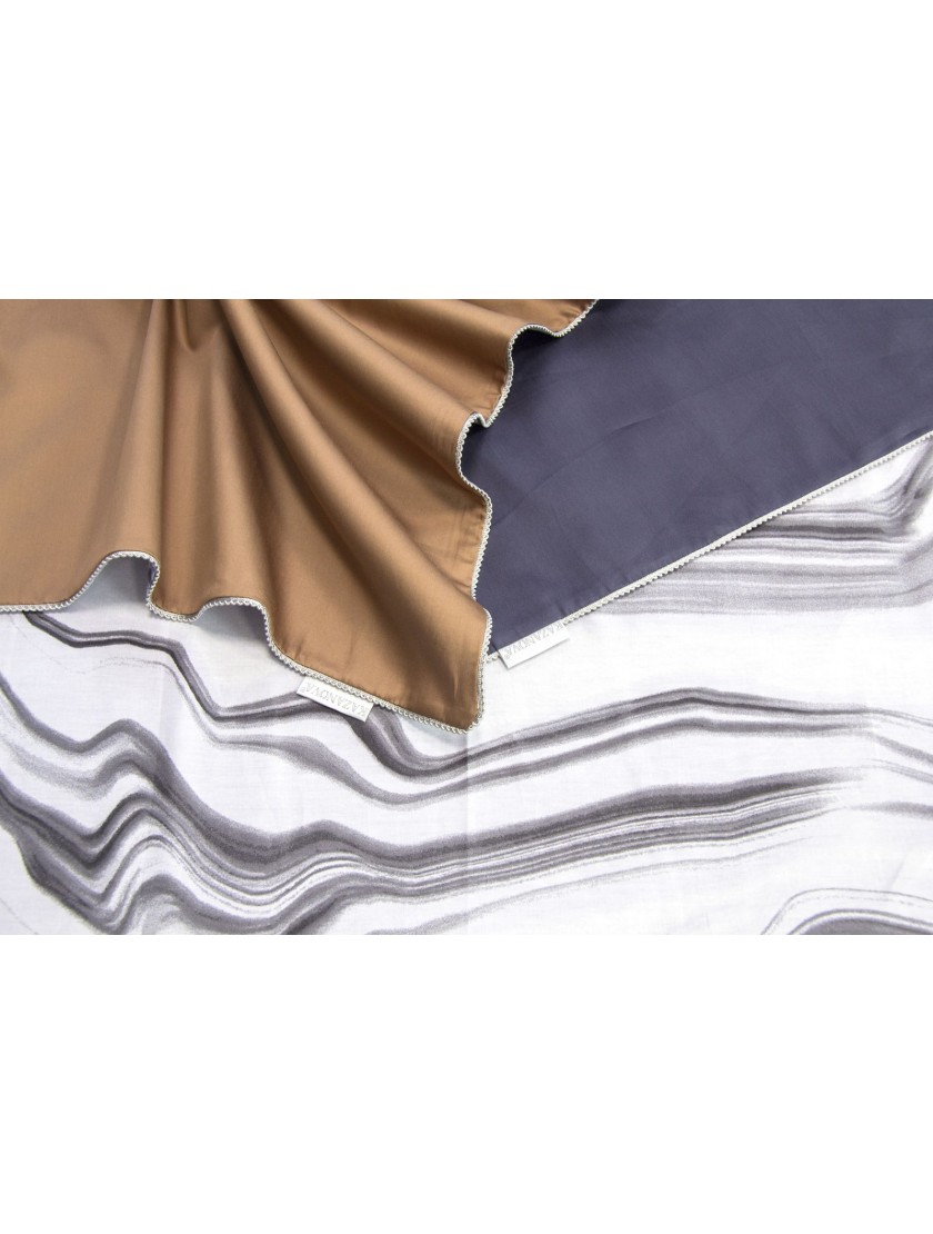 Амбассадор (охра графит) Egypt Cotton Комплект с одеялом "KAZANOV.A" Евро