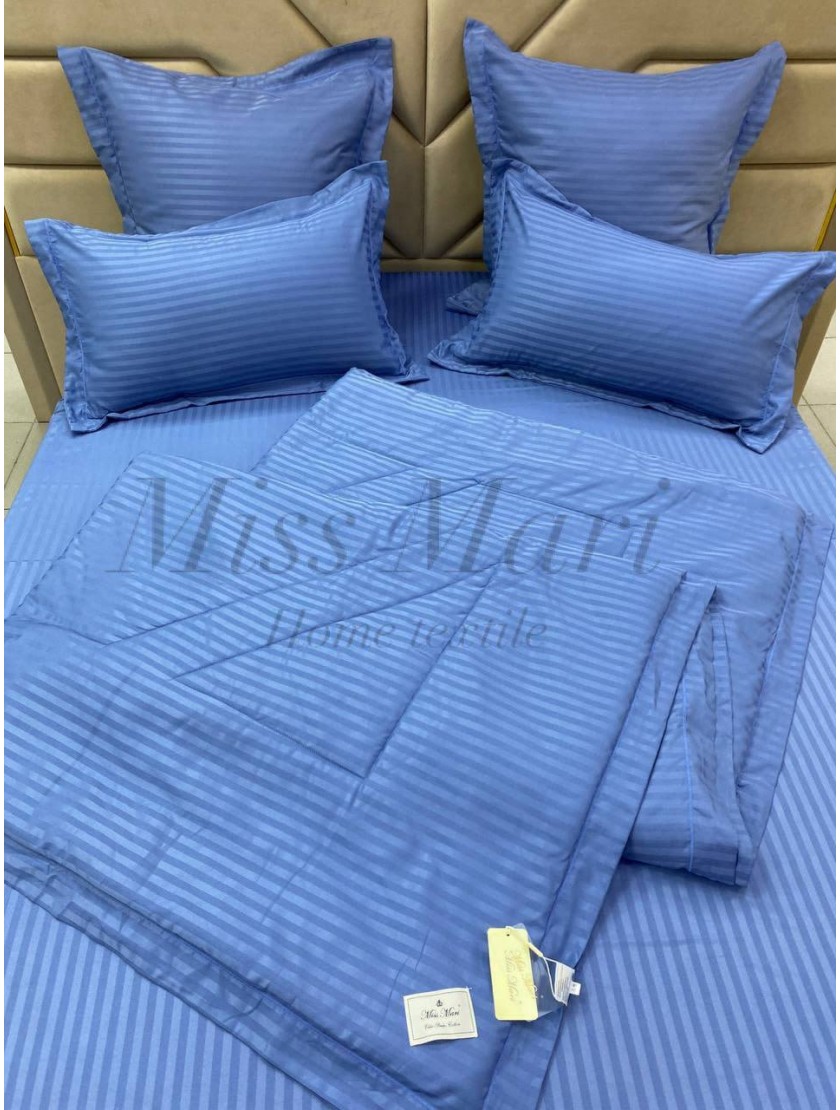 Комплект "Miss Mari" Elite Strip Cotton NEW4 с одеялами (150*200/2) 08