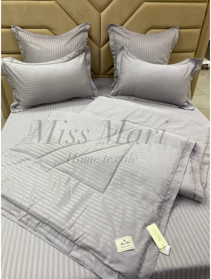 Комплект "Miss Mari" Elite Strip Cotton NEW4 с одеялом (200*230) 10